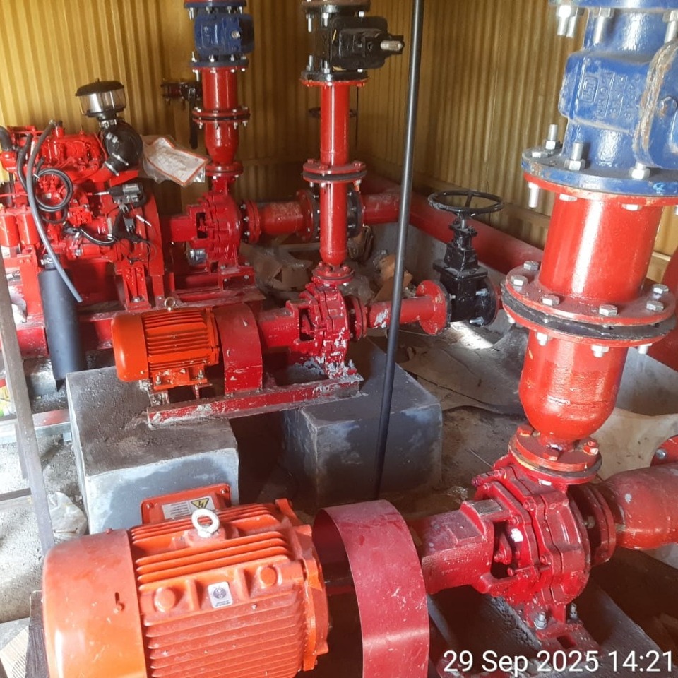 Fire protection system at ITC Warehouse, Baran, Rajasthan